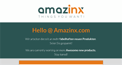 Desktop Screenshot of amazinx.com